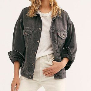 Levi's Dad Trucker Jacket - Washed Black M